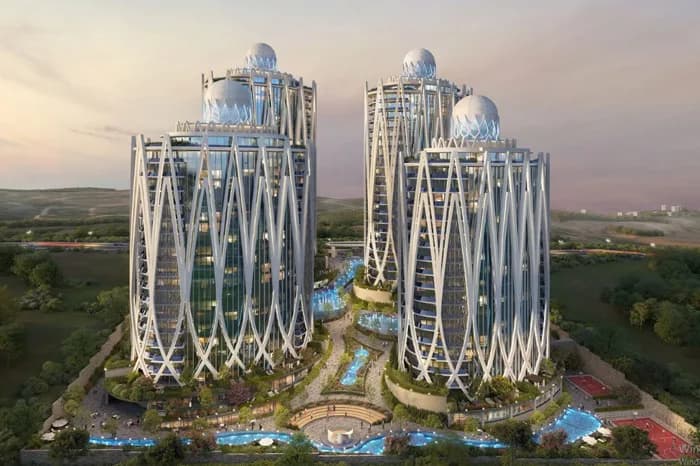 Zeray Future Deluxe City, Etimesgut — dış cephe görselleştirmesi