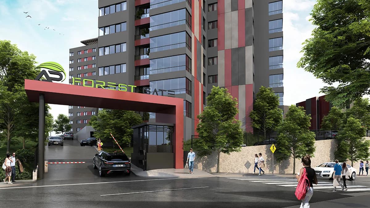 AP Forest Gate, Yenimahalle — dış cephe görselleştirmesi
