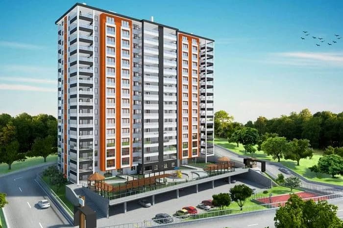Hanzade Konutları, Etlik — dış cephe görselleştirmesi