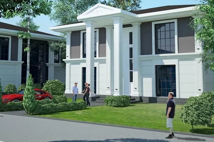 Enda Konakları, Gölbaşı — dış cephe görselleştirmesi