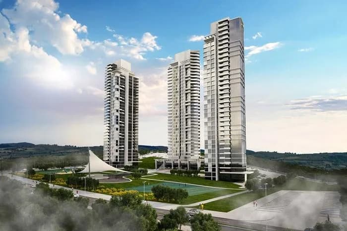 Arte Blue, Çayyolu — dış cephe görselleştirmesi
