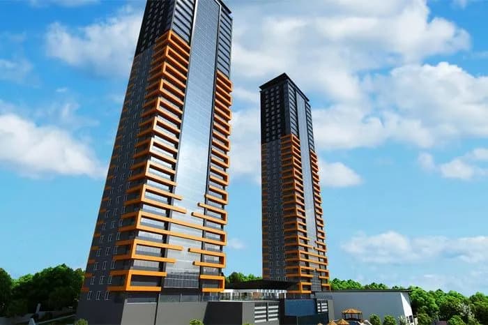 Twin Towers, Eryaman — dış cephe görselleştirmesi