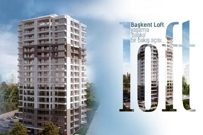 Başkent Loft, Etimesgut — dış cephe görselleştirmesi