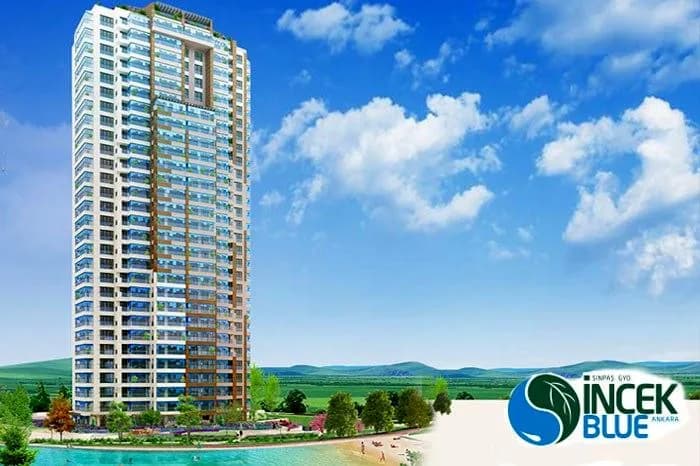İncek Blue, İncek — dış cephe görselleştirmesi