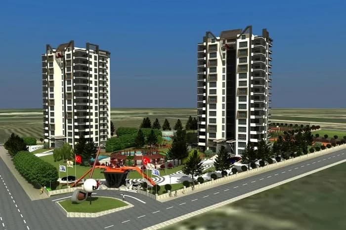 Türeli Golf Park, Çayyolu — dış cephe görselleştirmesi
