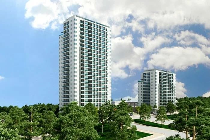 Anka Modern, Çayyolu — dış cephe görselleştirmesi