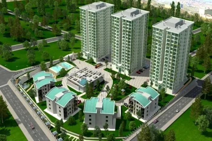 Marka Evleri 2. Etap, Yenimahalle — dış cephe görselleştirmesi