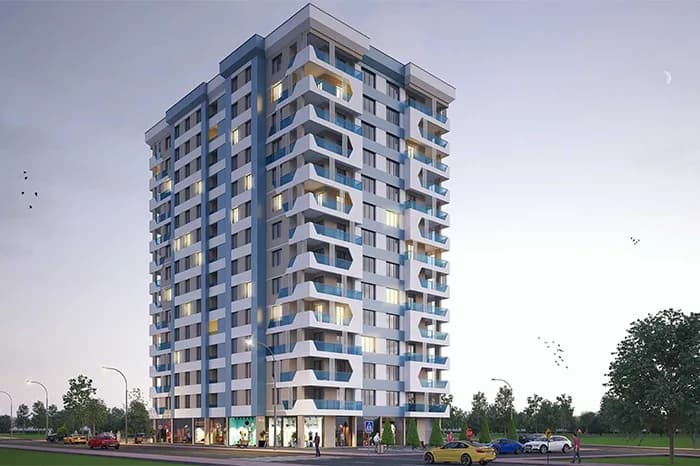 Ege Konağı, Kocasinan — dış cephe görselleştirmesi