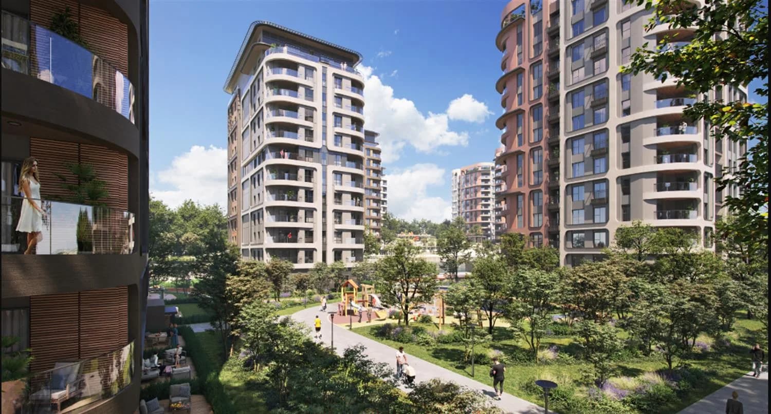 RAMS City Haliç, Eyüp — dış cephe görselleştirmesi