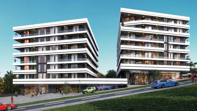 Alpiş Viale House, Nilüfer — dış cephe görselleştirmesi