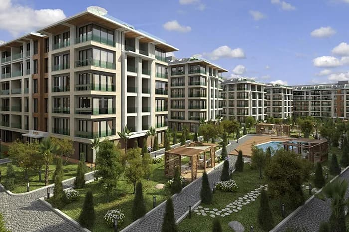 Alya Merkezefendi Konutları, Topkapı — dış cephe görselleştirmesi