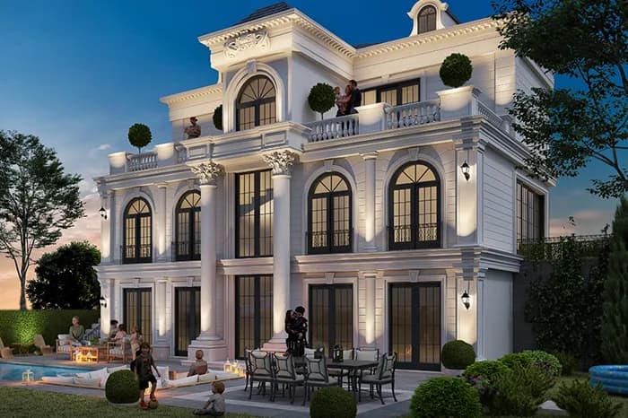 Blue Hill Tepeören, Tuzla — dış cephe görselleştirmesi