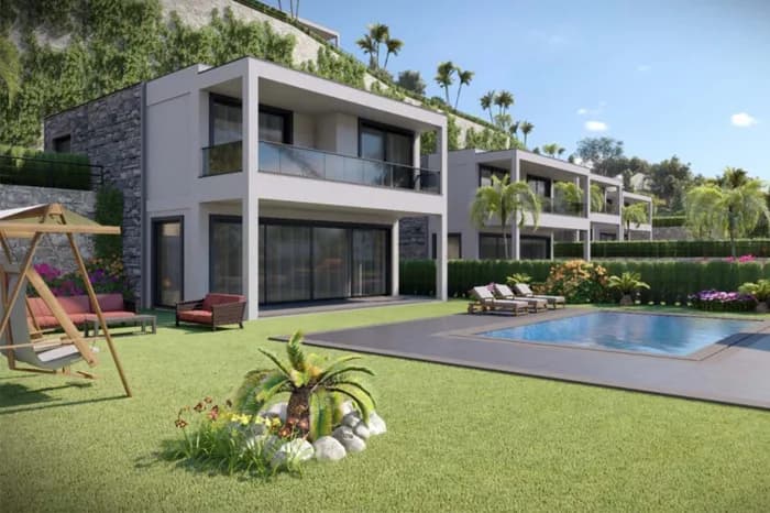 Acropol Saklı Vadi, Bodrum Konacık — dış cephe görselleştirmesi