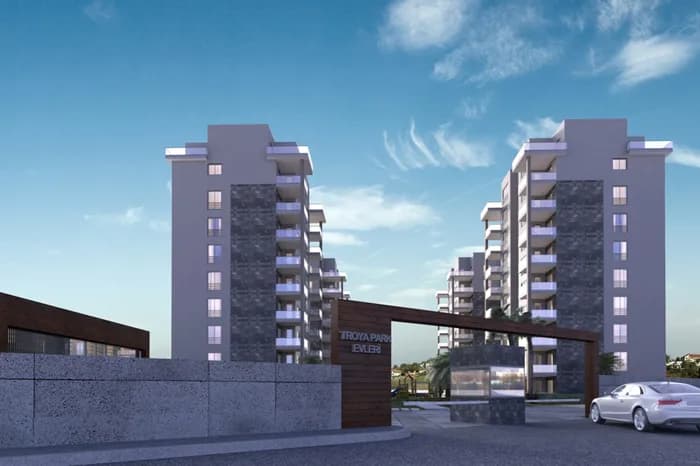 Troya Park Evleri, Nilüfer — dış cephe görselleştirmesi