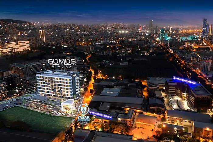 Gümüş Vivora, Bornova — dış cephe görselleştirmesi