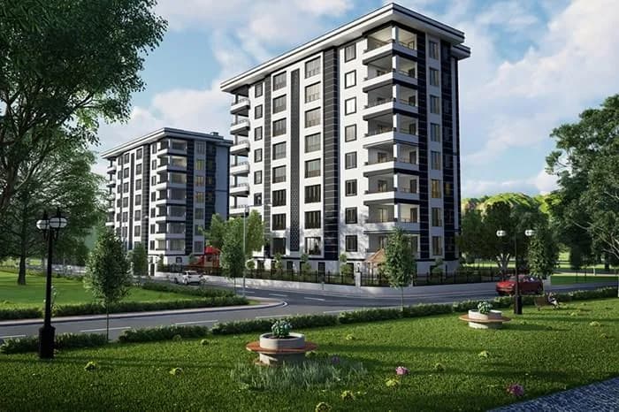 Avend Konutları, Elbistan — dış cephe görselleştirmesi
