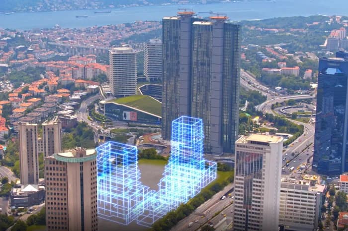 Next Level İstanbul, Ortaköy — dış cephe görselleştirmesi