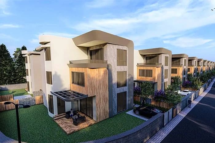 Armoni Villa's, Akyazı — dış cephe görselleştirmesi