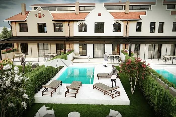 Loft Albero Country Club, Kemalpaşa — dış cephe görselleştirmesi