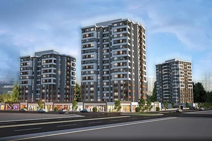 Manzara Park, Melikgazi — dış cephe görselleştirmesi