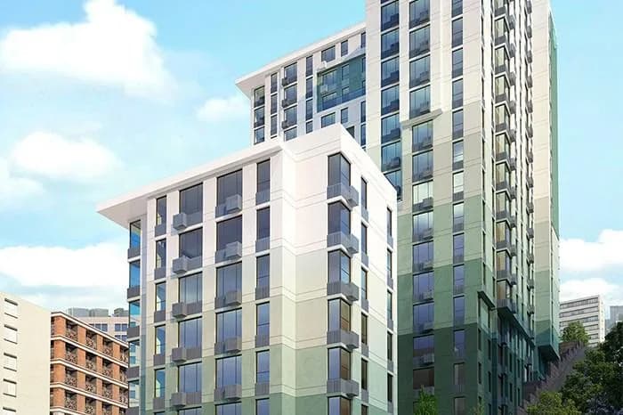 Mint Levent Olive, Kağıthane — dış cephe görselleştirmesi