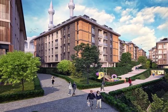 Çengelköy Erguvan Evleri, Çengelköy — dış cephe görselleştirmesi