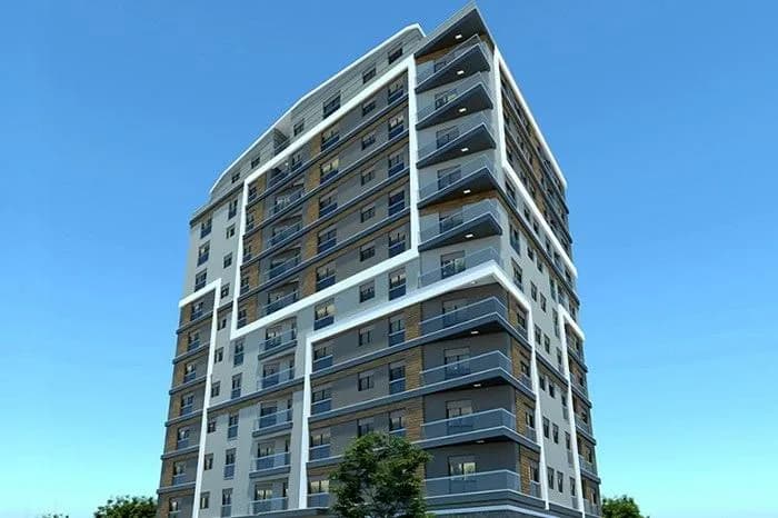 Nevesta City, Karşıyaka — dış cephe görselleştirmesi