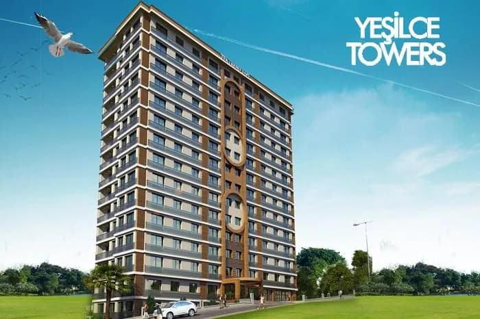 Yeşilce Towers, Kağıthane — dış cephe görselleştirmesi