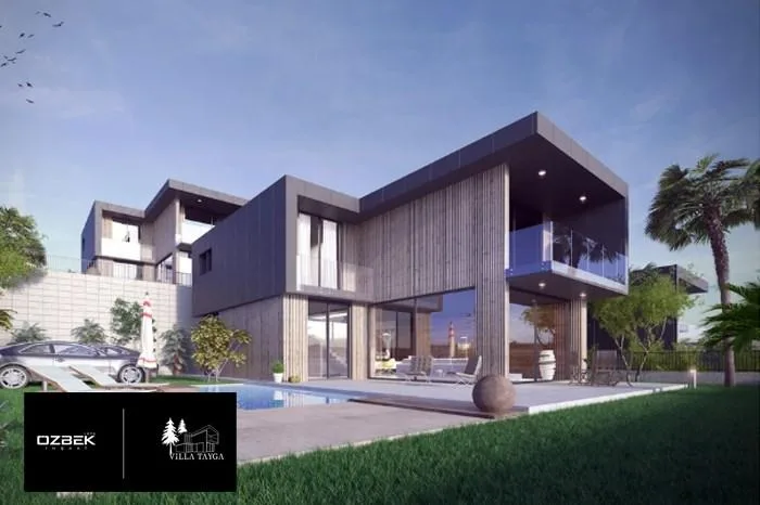 Villa Tayga, Nilüfer — dış cephe görselleştirmesi