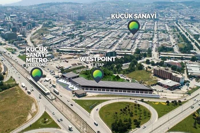 Westpoint, Nilüfer — dış cephe görselleştirmesi