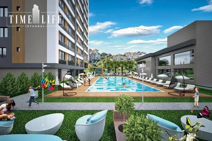 Time Life İstanbul, Ümraniye — dış cephe görselleştirmesi