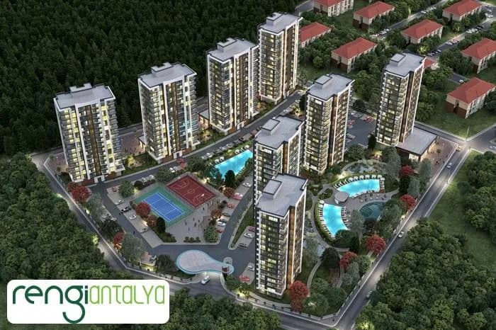 Rengi Antalya, Döşemealtı — dış cephe görselleştirmesi