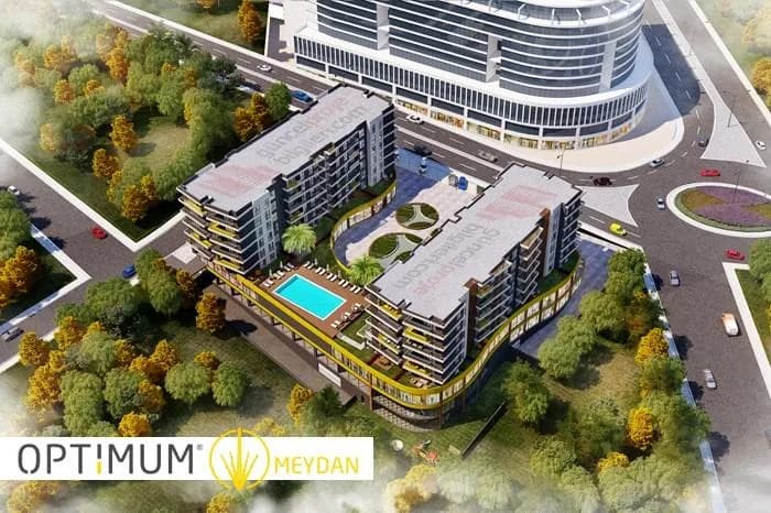 Optimum Meydan, Kurtköy — dış cephe görselleştirmesi