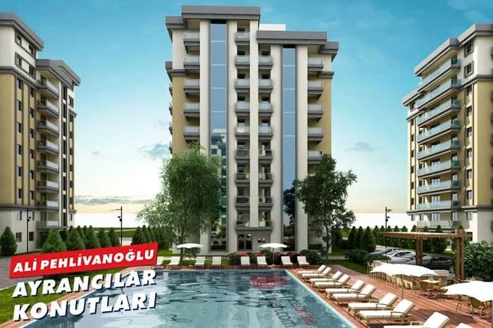 Ali Pehlivanoğlu Ayrancılar Konutları, Torbalı — dış cephe görselleştirmesi