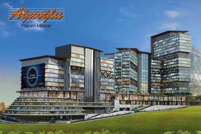 İstanbul Uluslararası Finans Merkezi A Blok, Ataşehir — dış cephe görselleştirmesi