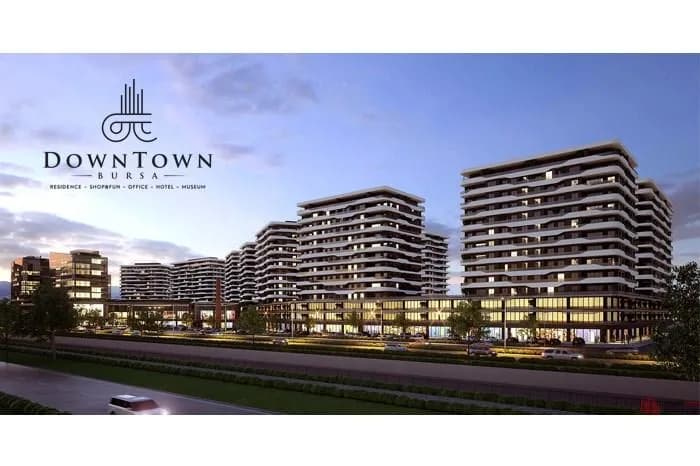 Downtown Bursa, Osmangazi — dış cephe görselleştirmesi