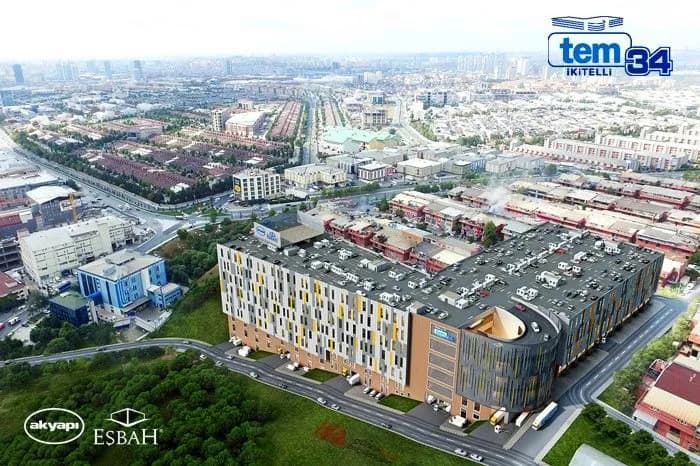 TEM 34 İkitelli, Başakşehir — dış cephe görselleştirmesi