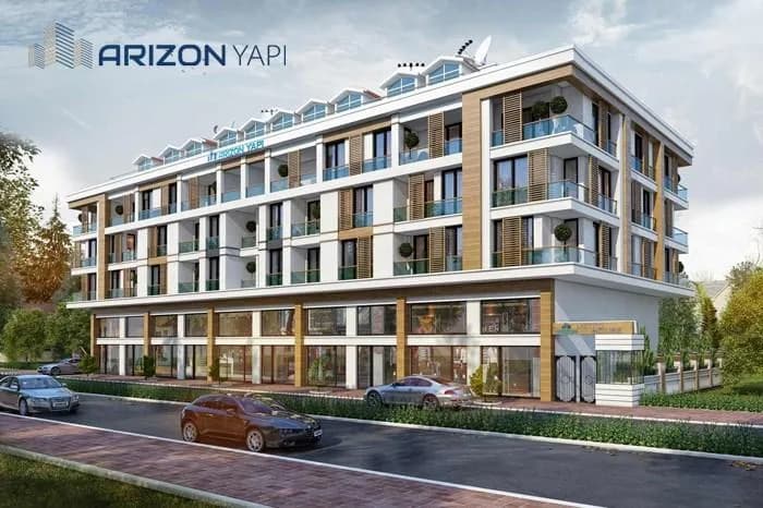 Metro House Evleri, Esenyurt — dış cephe görselleştirmesi