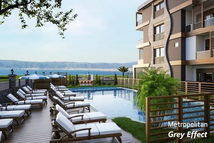 Metropolitan Grey Effect, Gölcük — dış cephe görselleştirmesi