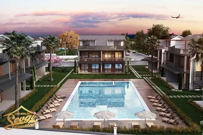 Ege Birlik Sevgi Konakları, Kuşadası — dış cephe görselleştirmesi
