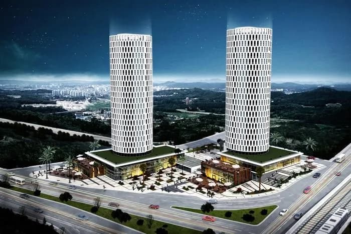 Lotus Towers, Çukurova — dış cephe görselleştirmesi