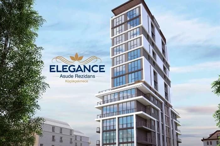 Elegance Asude Rezidans, Küçükçekmece — dış cephe görselleştirmesi
