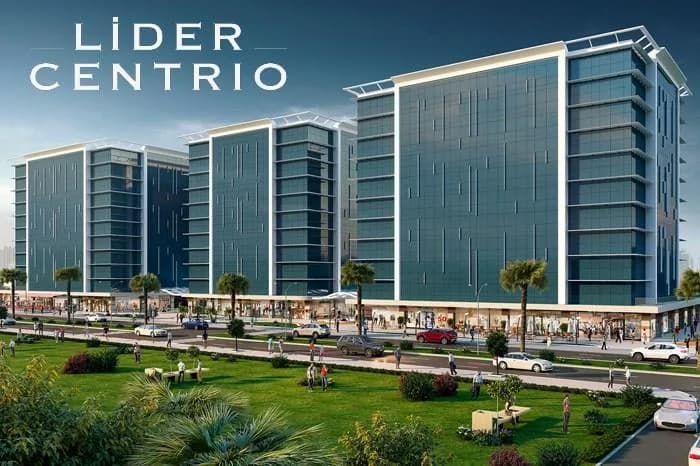Lider Centrio, Bayraklı — dış cephe görselleştirmesi