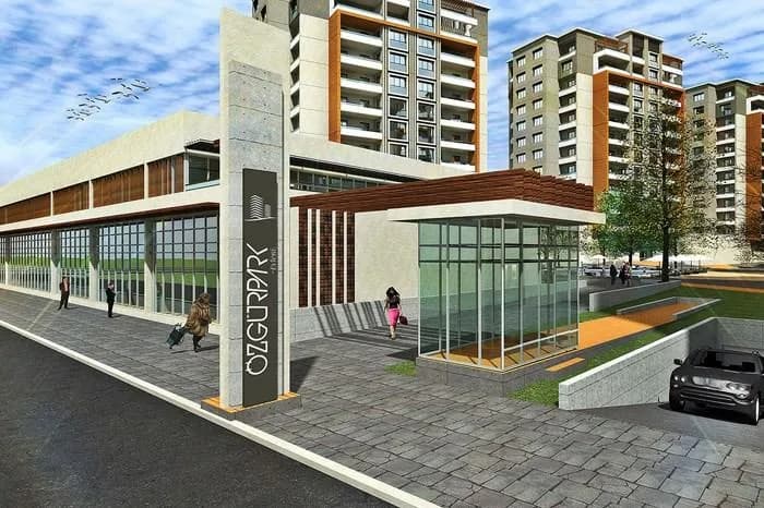 Özgür Park Evleri, Nilüfer — dış cephe görselleştirmesi