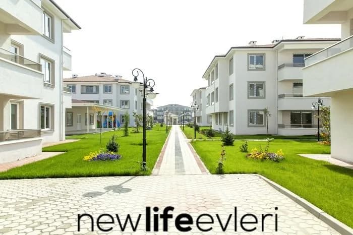 New Life Evleri, İnegöl — dış cephe görselleştirmesi