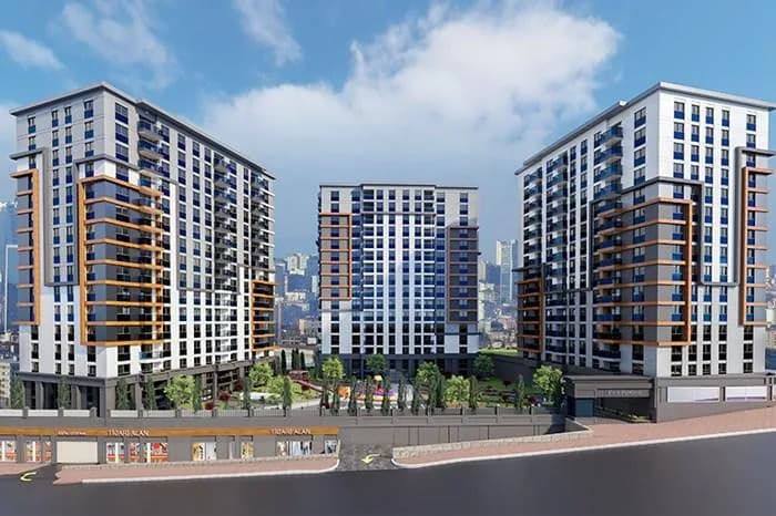 Birlik Parkada, Bayrampaşa — dış cephe görselleştirmesi