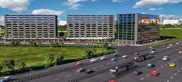 Keleş Center Airport, Küçükçekmece — dış cephe görselleştirmesi