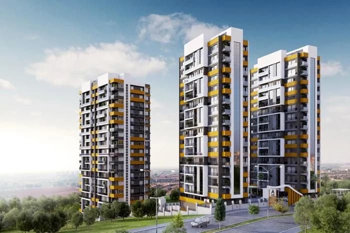 Aker Deluxe, Çukurova — dış cephe görselleştirmesi