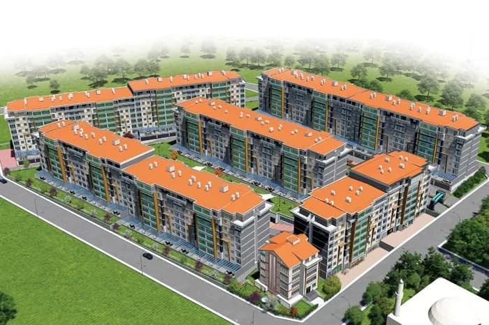 Yelkent Safir Konakları, Derince — dış cephe görselleştirmesi