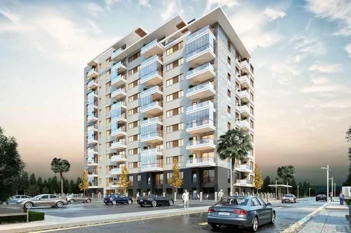Saklı Bahçe, Bornova — dış cephe görselleştirmesi